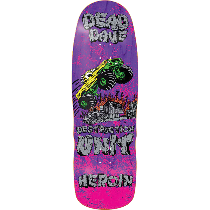 Heroin Dead Dave Knock Off Skateboard Deck - 10.1″ - X747X