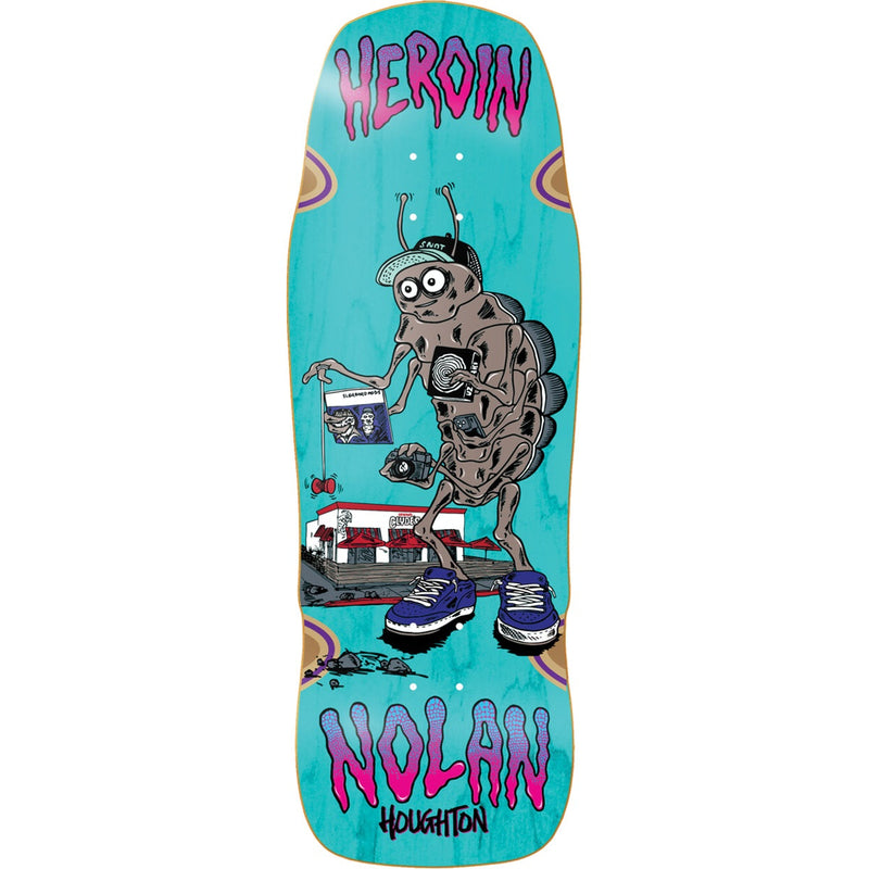 Heroin Nolan Bug Skateboard Deck - 10.4″ - X747X