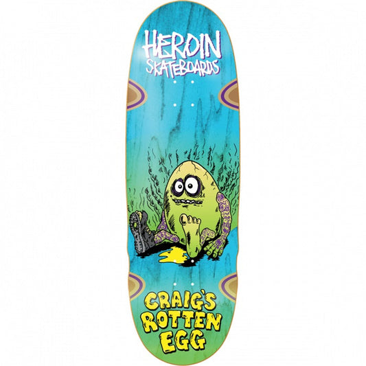 Heroin Questions Craig’s Rotten Egg Skateboard Deck - 10″