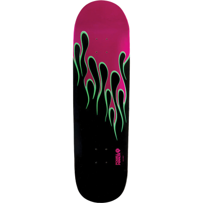 Powell Peralta Nitro Hot Rod Flames Skateboard Deck - 9.375" Pink Foil - X747X