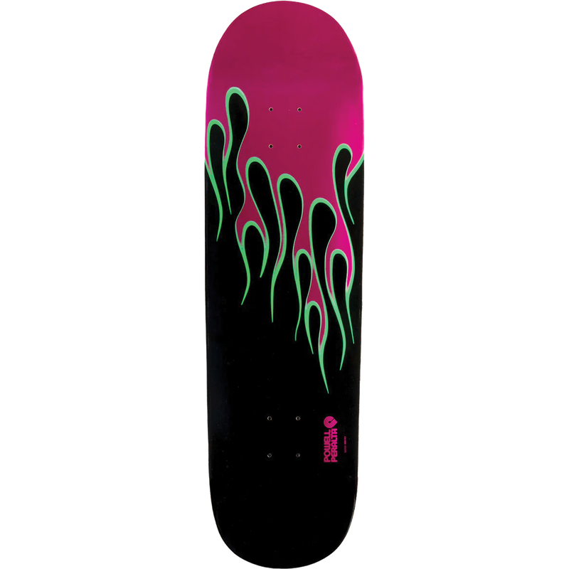 Powell Peralta Nitro Hot Rod Flames Skateboard Deck - 9.375" Pink Foil - X747X