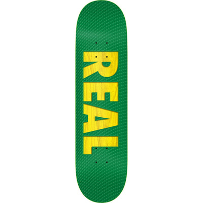 Real Bold Team Series Skateboard Deck - 8.38" Green - X747X