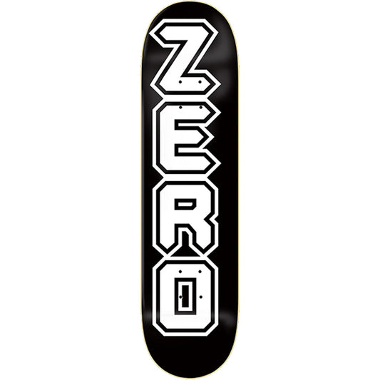 Zero Metal 98 Skateboard Deck - 8.25″ Black/White