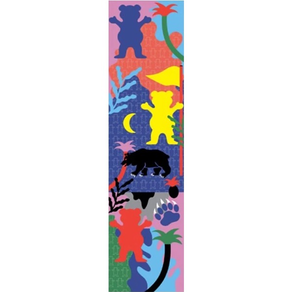 Grizzly Over The Wall Single Sheet Griptape - 9″x33″ - X747X