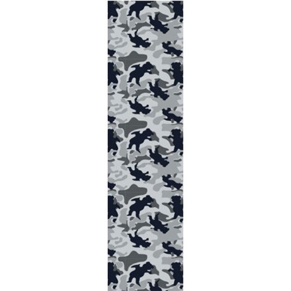 Grizzly OG Bear Warp Single Sheet Griptape - 9″x33″ Camo Grey