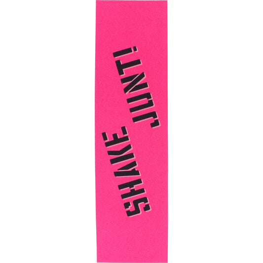 Shake Junt Colored Single Sheet Griptape 9"x33" - Pink/Black/White