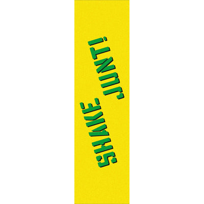 Shake Junt Colored Single Sheet Griptape 9"x33" - Yellow/Green - X747X