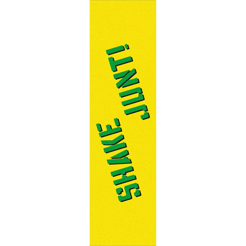 Shake Junt Colored Single Sheet Griptape 9"x33" - Yellow/Green - X747X