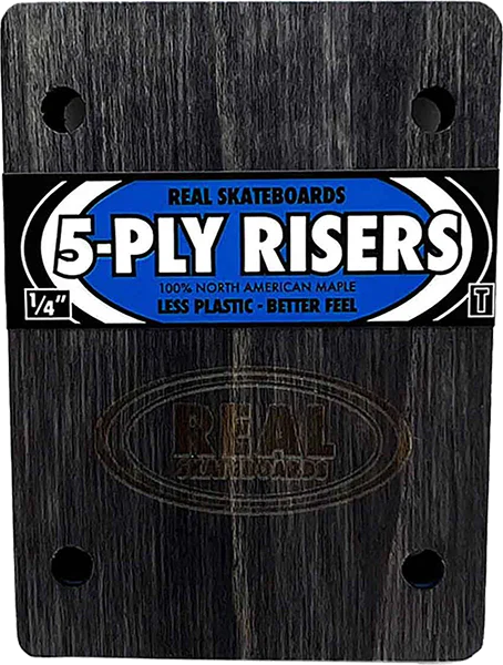 Real Wooden Risers Set 5Ply - 1/4" Thunder (Set of 2) - X747X