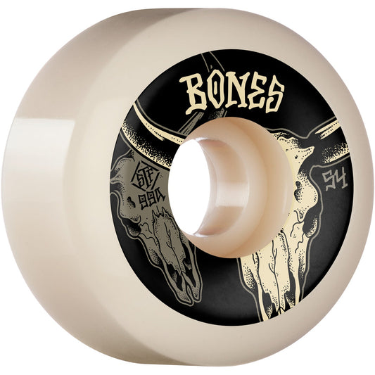 Bones STF V5 Desert Horns 54mm 99a Wheels - White (Set of 4) - X747X