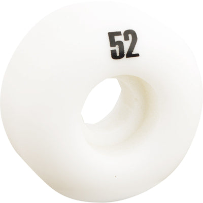 Essentials Skateboard Wheels 52mm 99a - White (Set of 4) - X747X