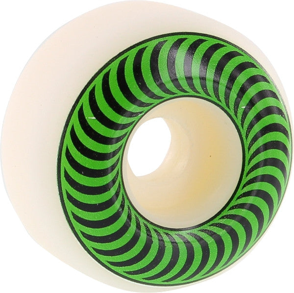 Spitfire Wheels Classic 52mm 99a - White/Green (Set of 4) - X747X