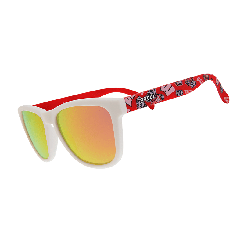 "Bucky Vision" Wisconsin Collegiate OG Polarized Sunglasses - X747X