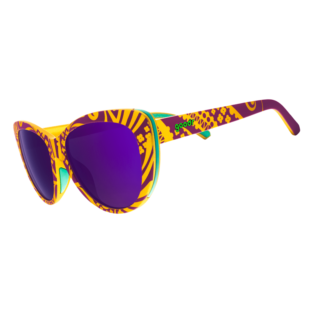 "Don't Ask How I Got These" Mardi Gras Glam G Polarized Sunglasses - X747X