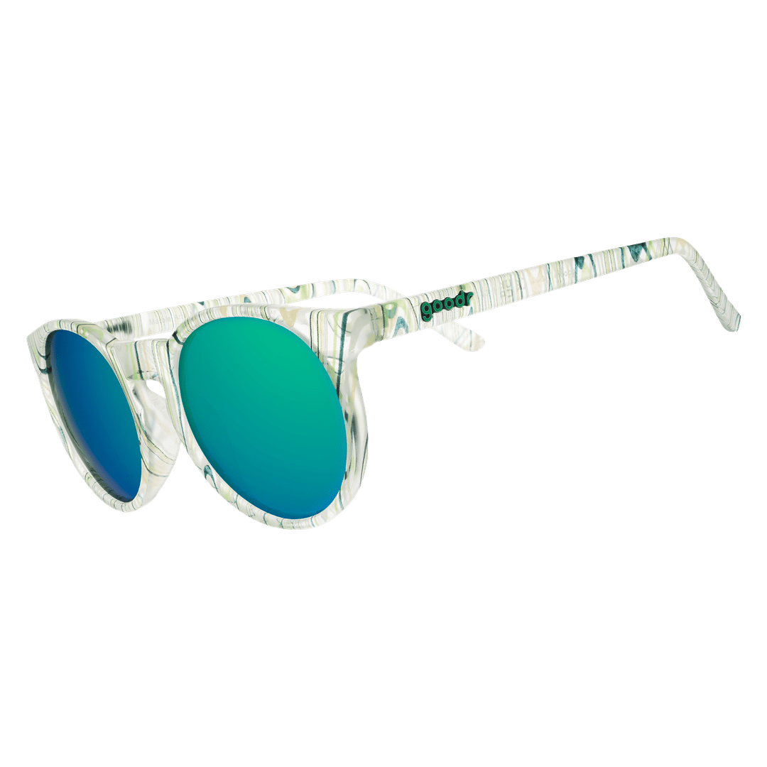 "Marble Arts Master” Circle G Polarized Sunglasses - X747X