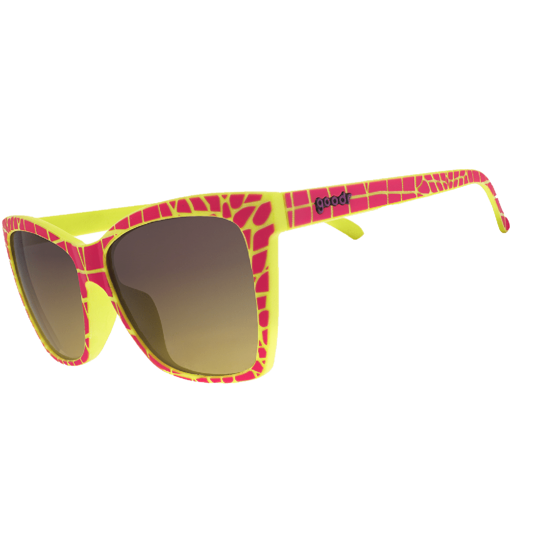"Croco-Dial For A Good Time" Polarized Pop G Sunglasses - X747X