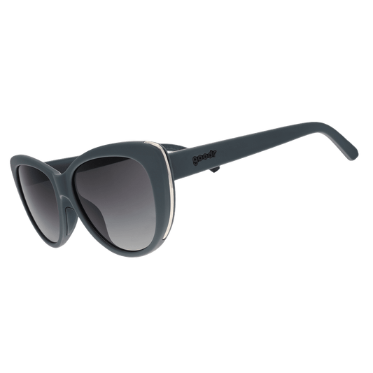 "Not Gray, Diet Black" Glam G Polarized Sunglasses - X747X