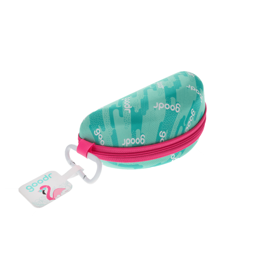 "Gnarliest Case Scenario” Wrap Sunglasses Case with Carabiner - X747X