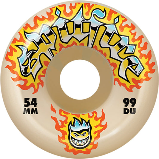 Spitfire Wheels F4 Conical Full Chrome Venom 54mm 99a - Natural (Set of 4)