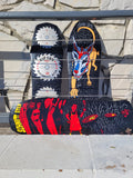 Schmitt Stix Joe Lopes BBQ LTD Crackle Black/White 10.125" Skateboard Deck - X747X