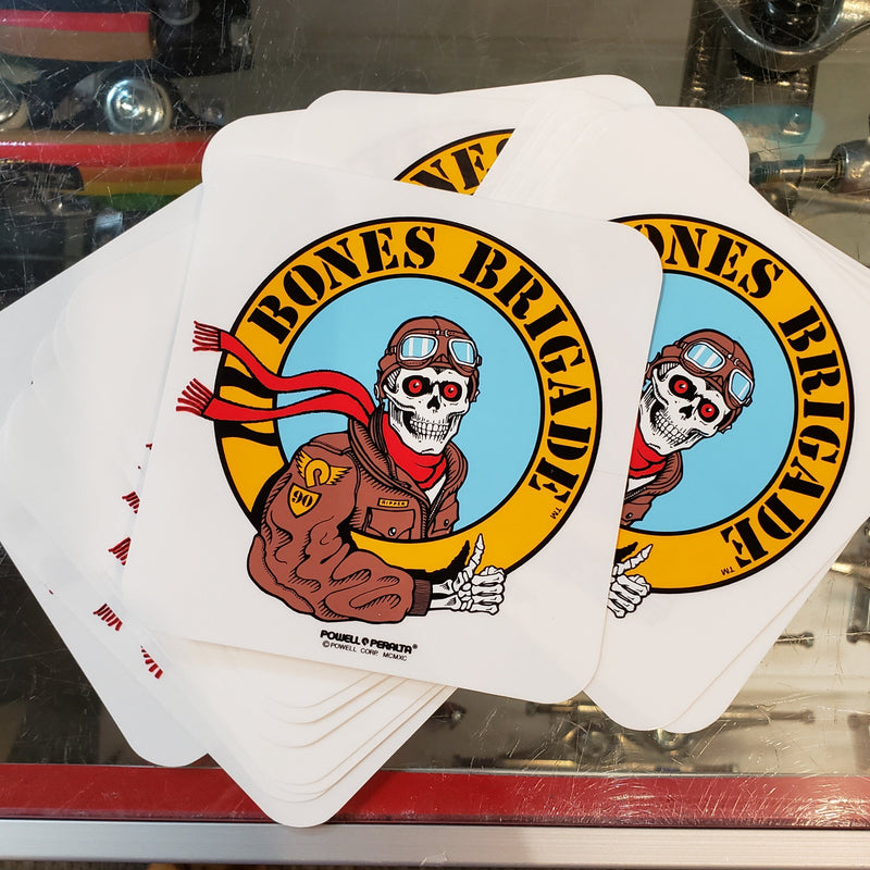 Powell Peralta Bones Brigade Ripper Pilot 4 5/8" Skateboard Sticker - X747X
