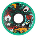 Slime Balls Roskopp Face Two Reissue OG Slime Wheels 60mm 78a - Green (Set of 4) - X747X
