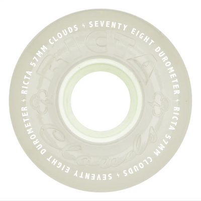 Ricta Clouds Wheels 57mm 78a - Aqua Glow In The Dark (Set) - X747X