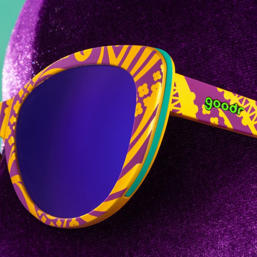 "Don't Ask How I Got These" Mardi Gras Glam G Polarized Sunglasses - X747X