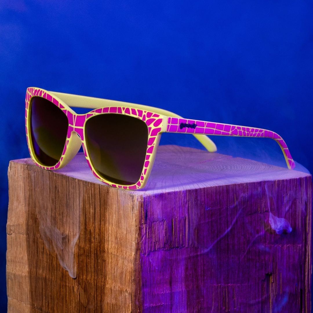 "Croco-Dial For A Good Time" Polarized Pop G Sunglasses - X747X
