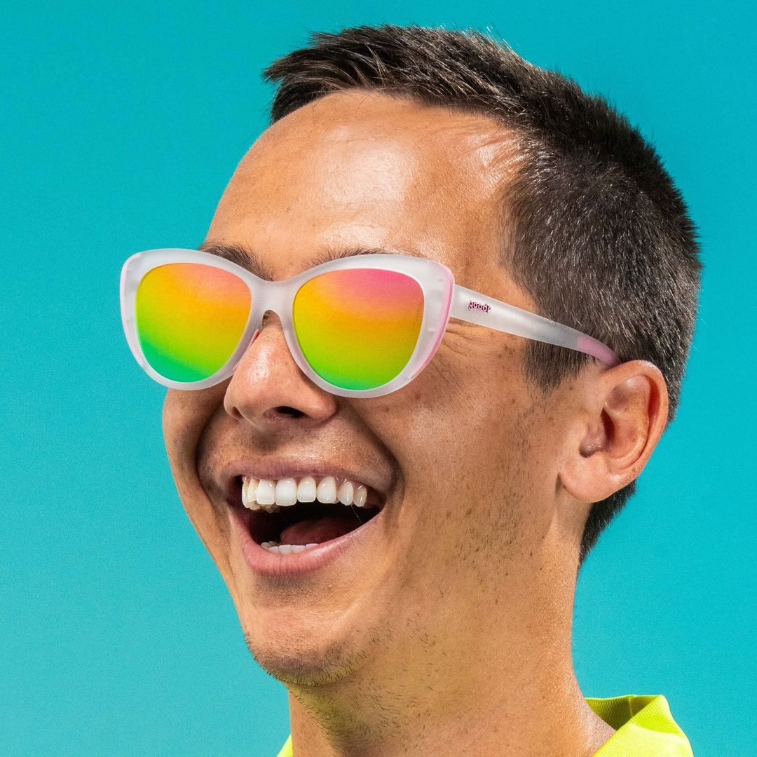 "Rainbow Runway Ready" Glam G Polarized Sunglasses - X747X