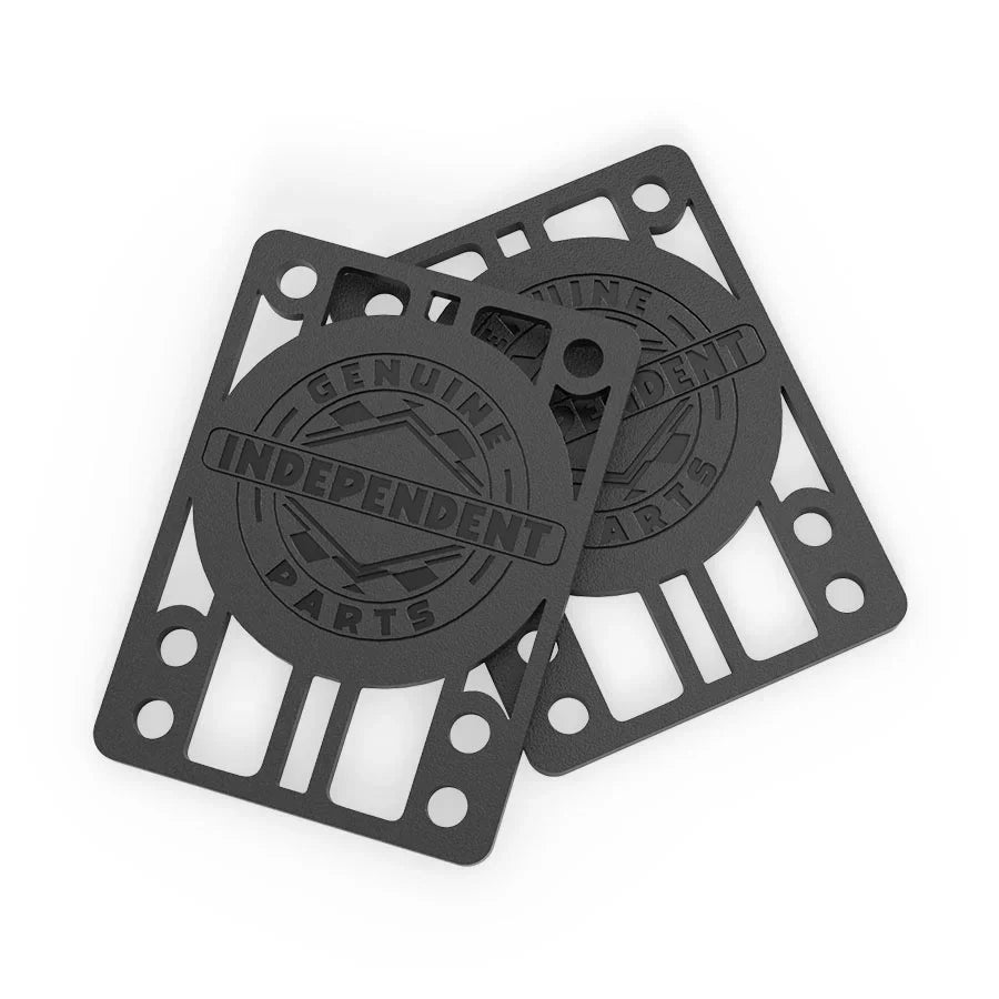 Independent Genuine Parts Riser Pads 1/8" - Black (Set of 2)