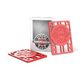 Independent Genuine Parts Riser Pads 1/8" - Red (Set of 2) - X747X