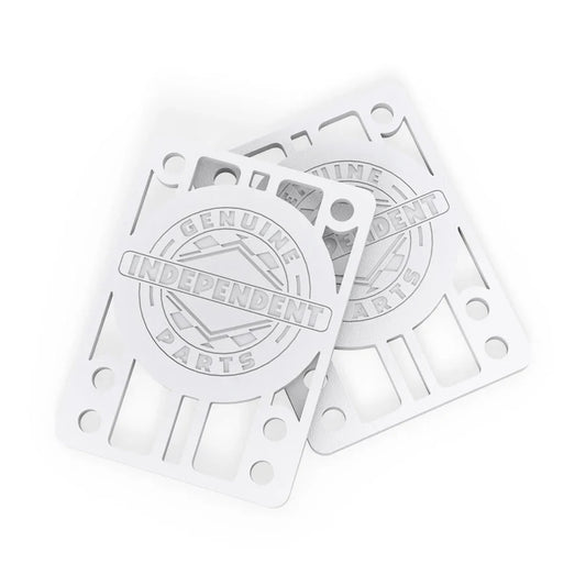 Independent Genuine Parts Riser Pads 1/8" - White (Set of 2)