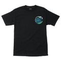 Santa Cruz Wave Dot Short Sleeve Youth T-Shirt - Black - X747X