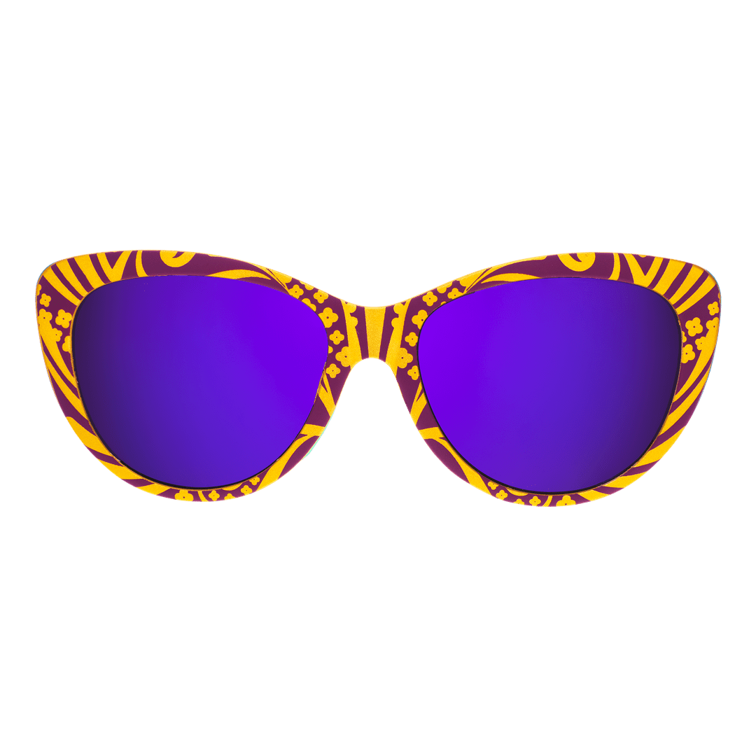 "Don't Ask How I Got These" Mardi Gras Glam G Polarized Sunglasses - X747X