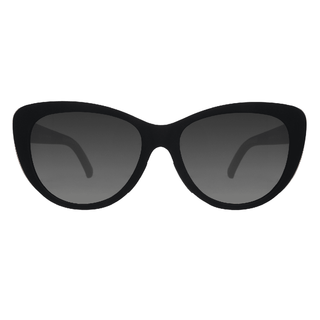 "It's Noir, Darling" Glam G Polarized Sunglasses - X747X