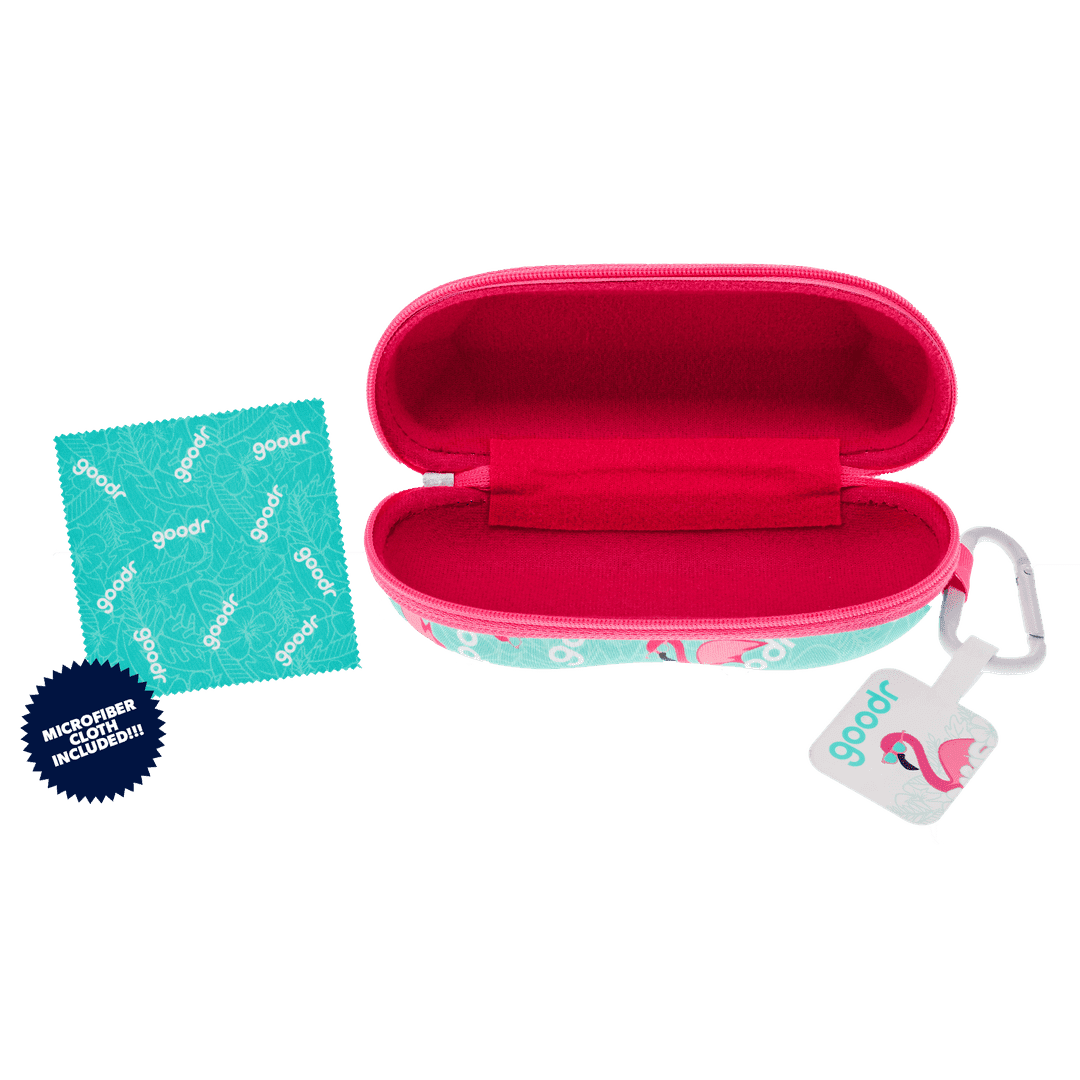 "Best Case Scenario” Sunglasses Case with Carabiner - X747X