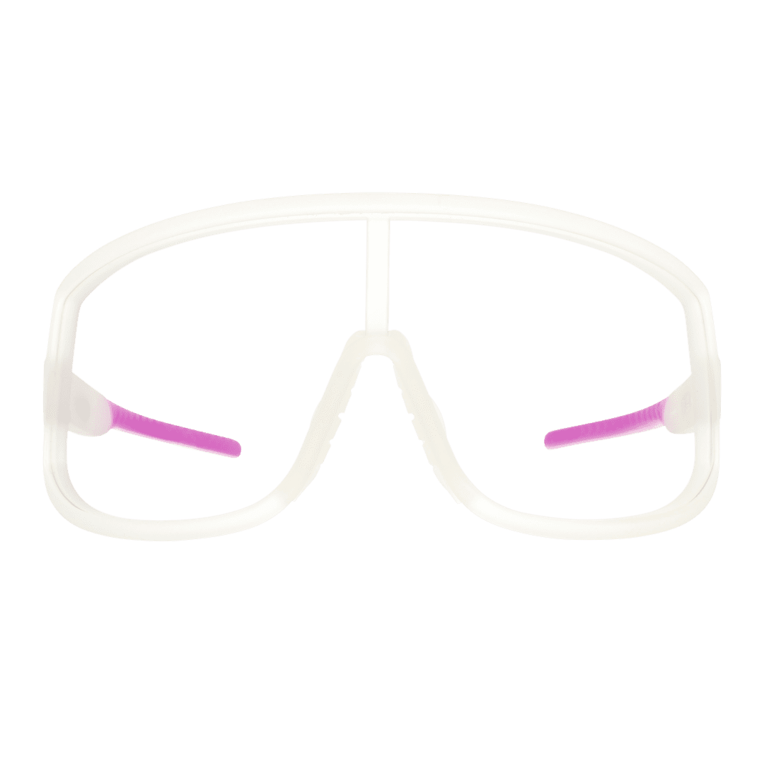 "Crystal Clear Chaos” Wrap G Polarized Sunglasses - X747X