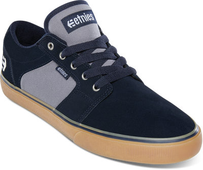 Etnies Barge LS Navy/Grey/Gum Skateboard Shoes - X747X