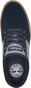 Etnies Barge LS Navy/Grey/Gum Skateboard Shoes - X747X