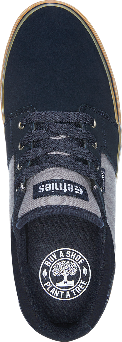 Etnies Barge LS Navy/Grey/Gum Skateboard Shoes