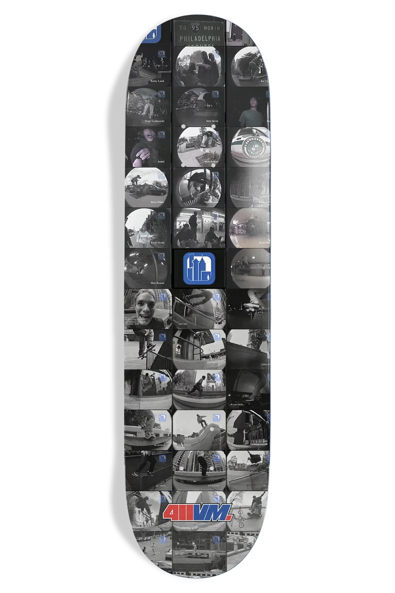 411VM Metrospective Frame Grab 8.25" Skateboard Deck