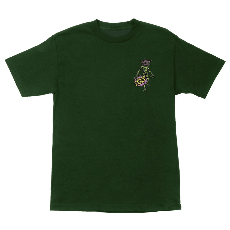 Santa Cruz x Stranger Things Demogorgon Dot T-Shirt - Forest