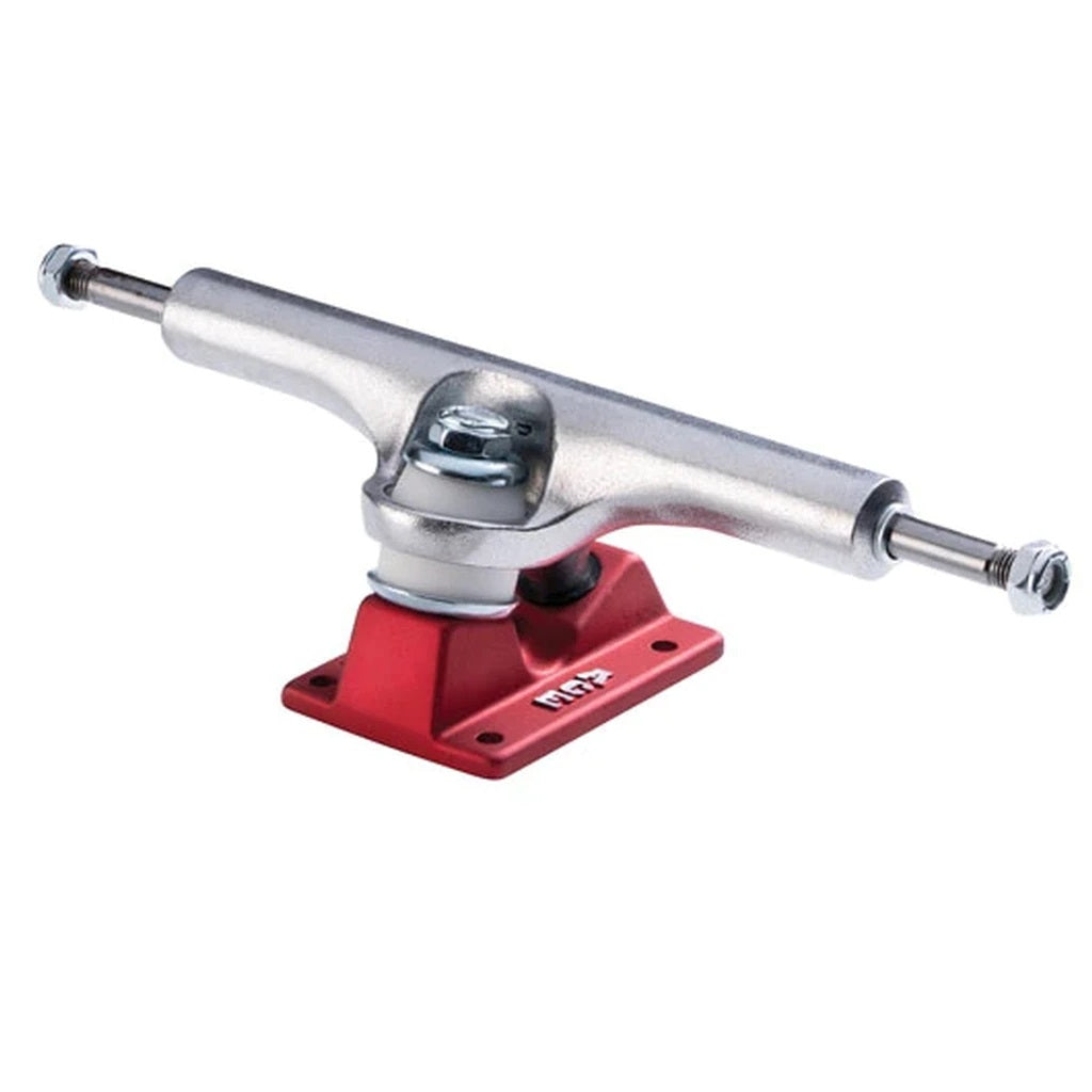 Ace Trucks 55 Classic High 6.375" - Polished/Red (Set of 2) - X747X