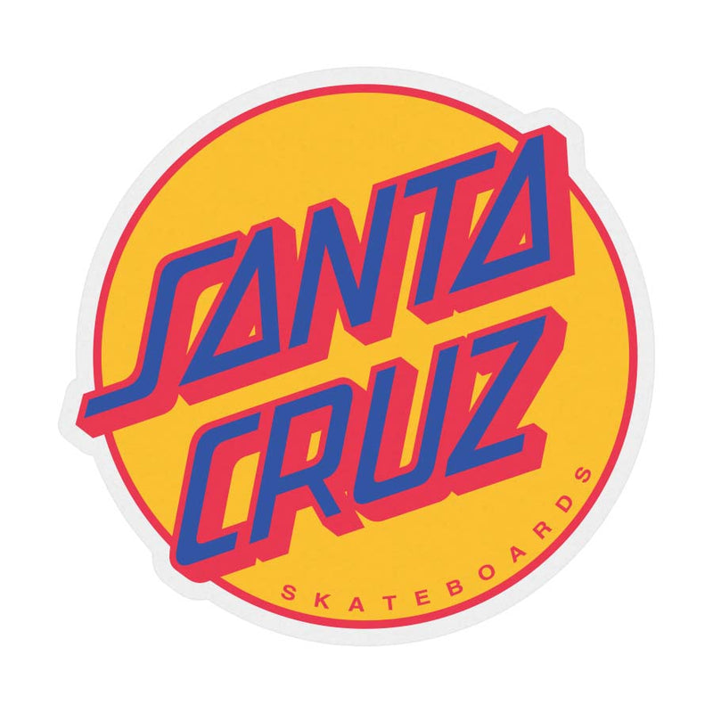 Santa Cruz Other Dot Yellow 6" Sticker - X747X