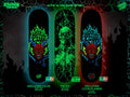 SANTA CRUZ x STRANGER THINGS HELLFIRE CLUB FLAMES 9" SKATEBOARD DECK - X747X