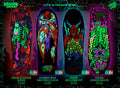 SANTA CRUZ x STRANGER THINGS KNOX HELLFIRE PIT 10.07" SKATEBOARD DECK - X747X