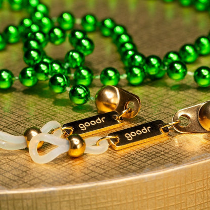 "Don't Ask How I Got These" Mardi Gras Glam G Polarized Sunglasses - X747X