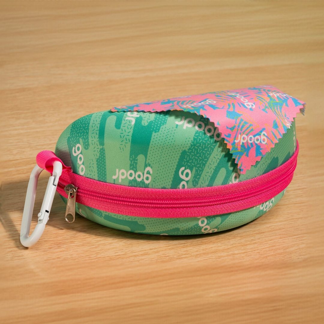 "Gnarliest Case Scenario” Wrap Sunglasses Case with Carabiner - X747X