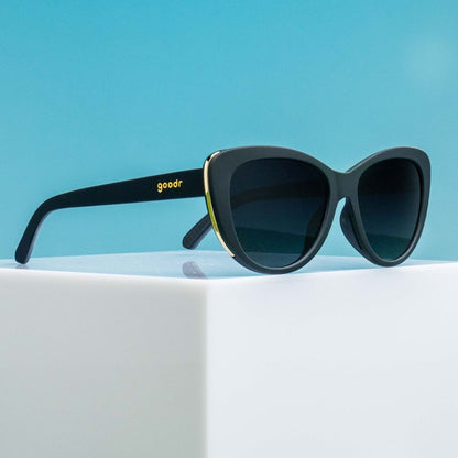 "It's Noir, Darling" Glam G Polarized Sunglasses - X747X